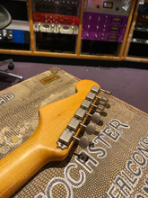 Load image into Gallery viewer, 1961 Fender Stratocaster Fiesta Red 1 Artist Owner! Original Sales Receipt, Hang Tag, Case! 60s Vintage Guitar!
