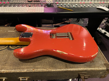 Load image into Gallery viewer, 1961 Fender Stratocaster Fiesta Red 1 Artist Owner! Original Sales Receipt, Hang Tag, Case! 60s Vintage Guitar!
