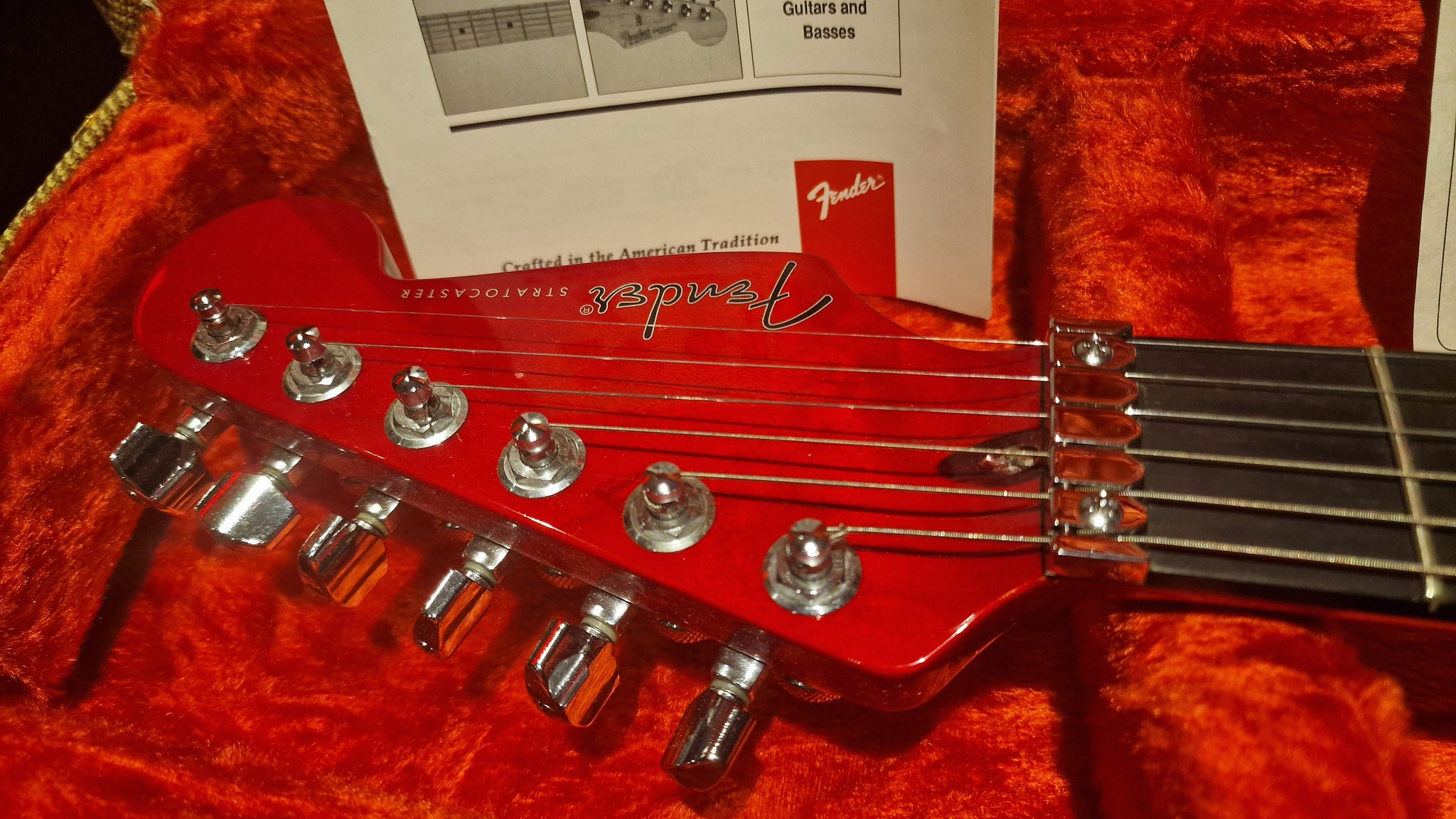 1992 Fender Custom Shop Stratocaster Set Neck Mahogany Body Flame
