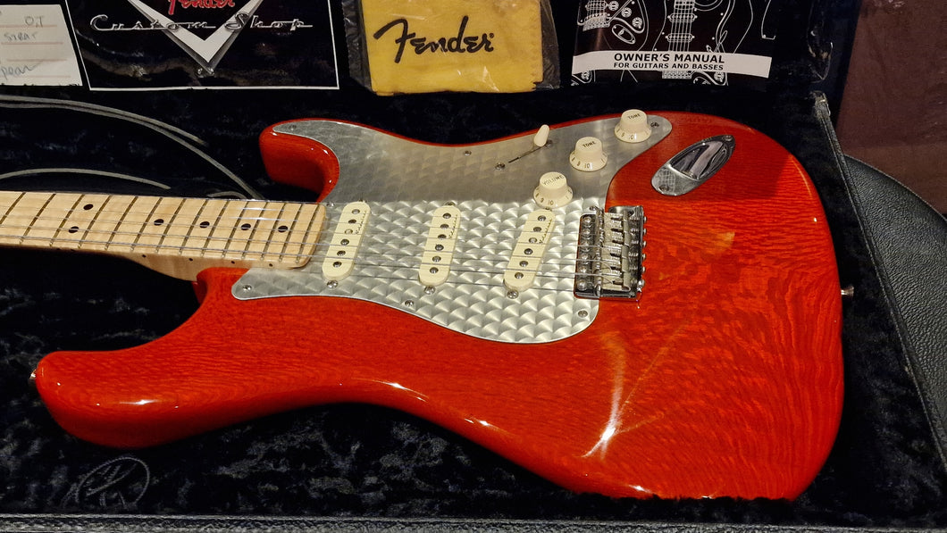 Fender Custom Shop Stratocaster Lacewood NAMM 2003 USA American Strat AAA Flame Neck Electric Guitar