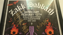 Load image into Gallery viewer, Zakk Wylde&#39;s personal Zakk Sabbath Stage Played Black Sabbath 50th Anniversary Guitar owned &amp; signed by Zakk
