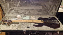 Load image into Gallery viewer, ESP J-4 Jazz Bass BRAND NEW J4 E-II QM Quilted Maple Trans Black Bass Guitar
