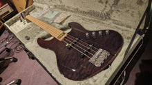 Load image into Gallery viewer, ESP J-4 Jazz Bass BRAND NEW J4 E-II QM Quilted Maple Trans Black Bass Guitar
