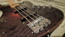 Load image into Gallery viewer, ESP J-4 Jazz Bass BRAND NEW J4 E-II QM Quilted Maple Trans Black Bass Guitar
