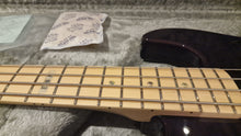 Load image into Gallery viewer, ESP J-4 Jazz Bass BRAND NEW J4 E-II QM Quilted Maple Trans Black Bass Guitar
