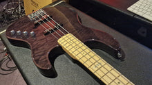 Load image into Gallery viewer, ESP J-4 Jazz Bass BRAND NEW J4 E-II QM Quilted Maple Trans Black Bass Guitar
