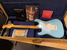 Load image into Gallery viewer, Fender Custom Shop 1955 Stratocaster Heavy Relic Daphne Blue American Strat Guitar BRAND NEW
