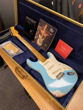 Load image into Gallery viewer, Fender Custom Shop 1955 Stratocaster Heavy Relic Daphne Blue American Strat Guitar BRAND NEW
