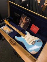 Load image into Gallery viewer, Fender Custom Shop 1955 Stratocaster Heavy Relic Daphne Blue American Strat Guitar BRAND NEW
