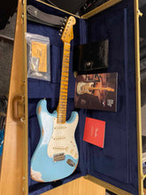 Load image into Gallery viewer, Fender Custom Shop 1955 Stratocaster Heavy Relic Daphne Blue American Strat Guitar BRAND NEW
