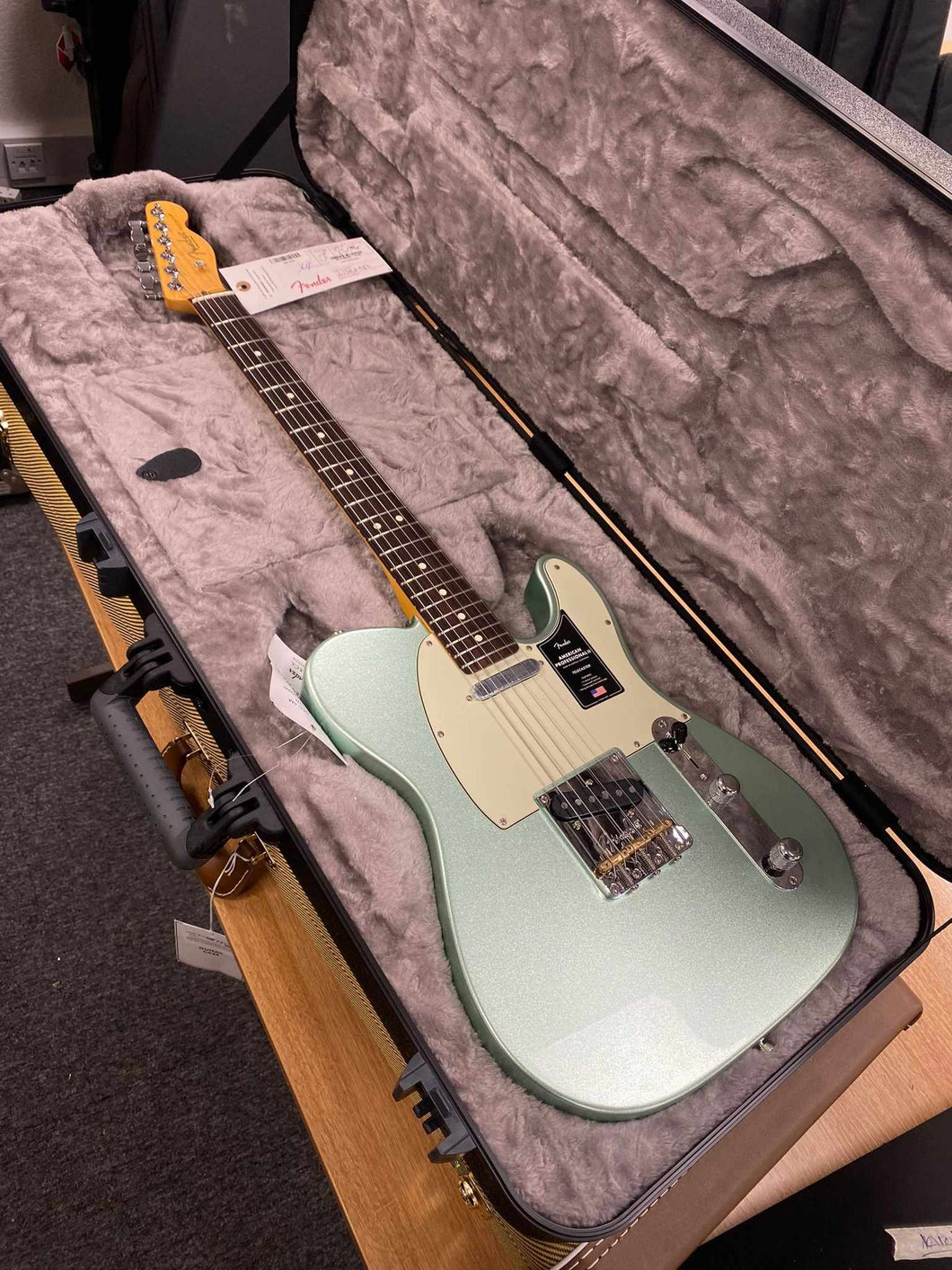 Fender American Professional II Telecaster Mystic Surf Green Rosewood BRAND NEW USA TELE