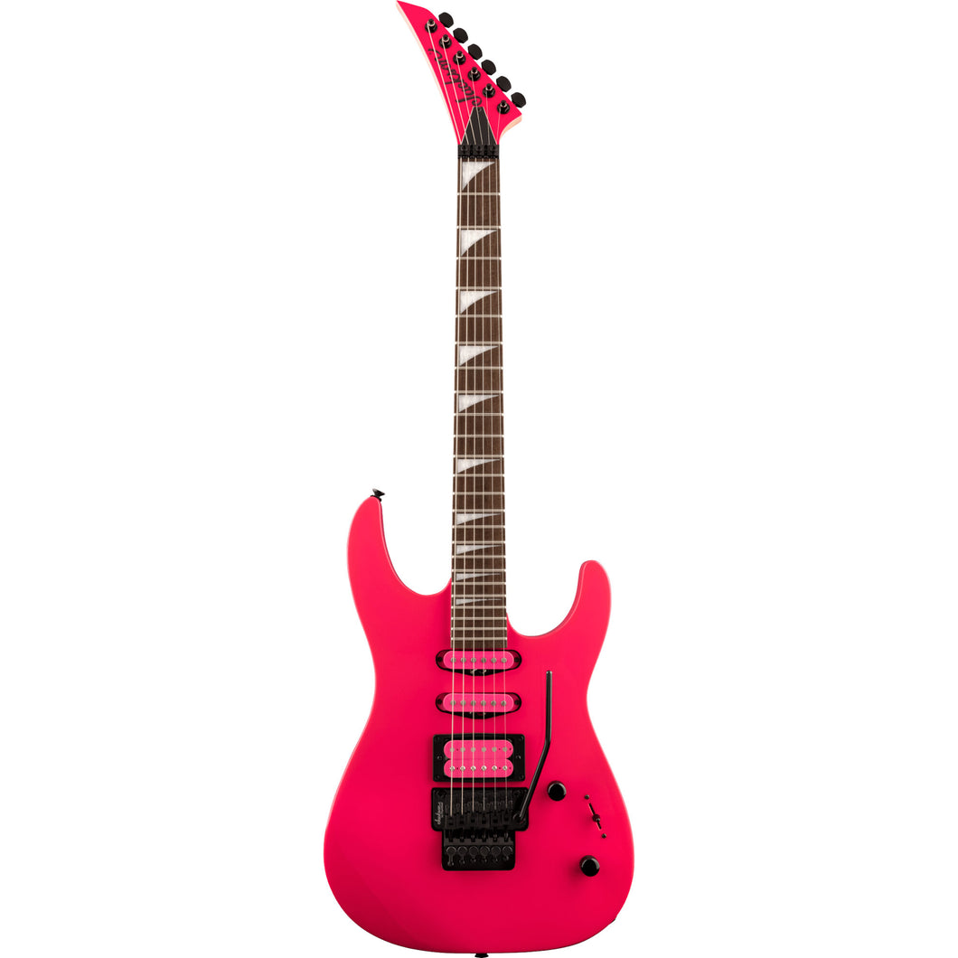 Jackson Dinky DK3XR HSS LRL Neon Pink X Series Electric Guitar