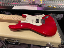 Load image into Gallery viewer, Fender Custom Shop Deluxe Stratocaster HSS AAA Flame Candy Apple Red Birdseye Figured Neck USA American Guitar
