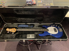Load image into Gallery viewer, Music Man Stingray 4 Special Blue Sparkle with Hard Case
