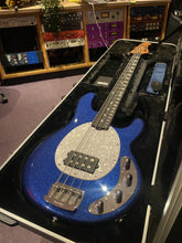 Load image into Gallery viewer, Music Man Stingray 4 Special Blue Sparkle with Hard Case
