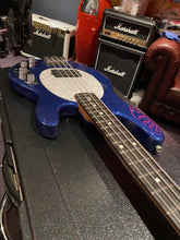 Load image into Gallery viewer, Music Man Stingray 4 Special Blue Sparkle with Hard Case
