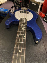 Load image into Gallery viewer, Music Man Stingray 4 Special Blue Sparkle with Hard Case
