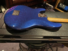Load image into Gallery viewer, Music Man Stingray 4 Special Blue Sparkle with Hard Case
