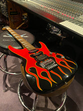 Load image into Gallery viewer, Jackson Japanese DK2 Dinky Custom Hot Rod Flames Signed by Artist at Japan Factory! MIJ Pre-Fender Super Strat HSS
