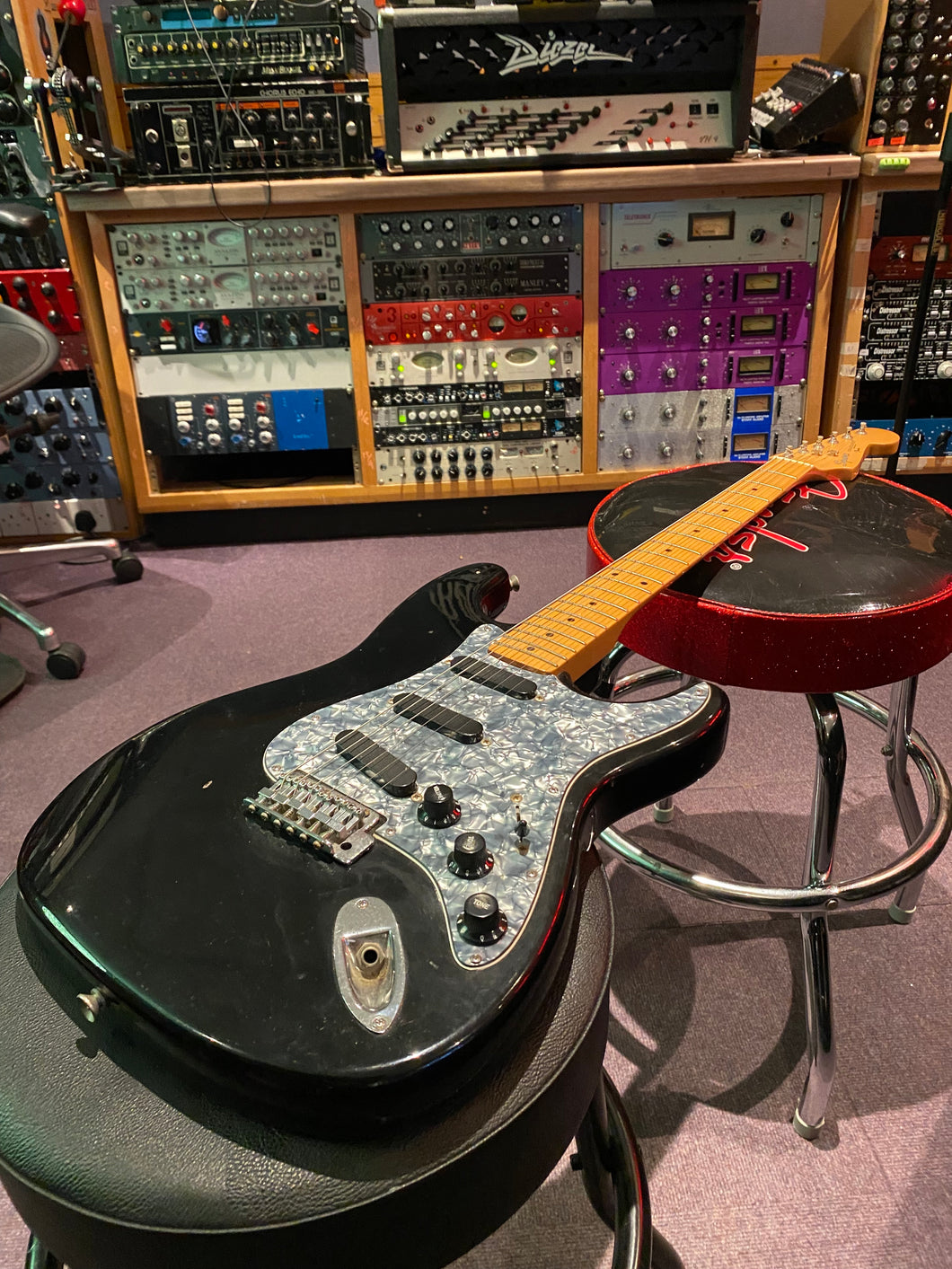 Fender Squier Stratocaster 1986-1987 Vintage MIK Korean Strat Guitar with Pro Upgrades