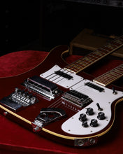Load image into Gallery viewer, 1981 Rickenbacker 4080 6/4 Double Neck 480 Guitar 4001 Bass Burgundy RARE Vintage Doubleneck
