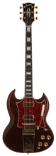 Load image into Gallery viewer, 1970 Gibson SG Custom Walnut Kalamazoo 2-PU Angus Young ORIGINAL HANG TAGS!

