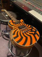 Load image into Gallery viewer, Gibson Epiphone Zakk Wylde Les Paul Custom Shop Orange Buzz Saw Limited Edition Signature Guitar
