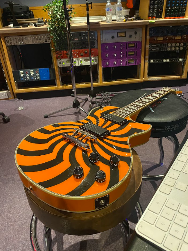 Gibson Epiphone Zakk Wylde Les Paul Custom Shop Orange Buzz Saw Limited Edition Signature Guitar