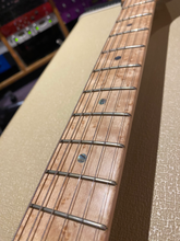 Load image into Gallery viewer, Fender Custom Shop Deluxe Stratocaster HSS AAA Flame Candy Apple Red Birdseye Figured Neck USA American Guitar
