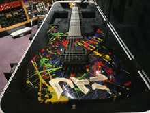Load image into Gallery viewer, Jackson USA Custom Shop Def Leppard Tour Played Phil Collen Hand-Painted Splatter Signed Guitar PC1
