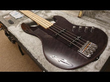 Load and play video in Gallery viewer, ESP J-4 Jazz Bass BRAND NEW J4 E-II QM Quilted Maple Trans Black Bass Guitar
