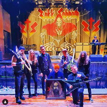 Load image into Gallery viewer, Zakk Wylde&#39;s personal Zakk Sabbath Stage Played Black Sabbath 50th Anniversary Guitar owned &amp; signed by Zakk
