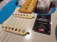 Load image into Gallery viewer, Fender American Professional II Stratocaster USA Strat Miami Blue in Hard Case
