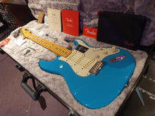 Load image into Gallery viewer, Fender American Professional II Stratocaster USA Strat Miami Blue in Hard Case
