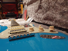 Load image into Gallery viewer, Fender American Professional II HSS Rosewood Stratocaster USA Strat Miami Blue in Flight Case
