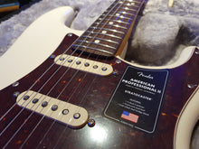 Load image into Gallery viewer, Fender American Professional II Stratocaster USA Strat Olympic White Rosewood SSS Guitar
