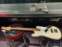 Load image into Gallery viewer, Fender Mustang Short Scale PJ Bass Artist Owned by The Darkness - Album Played!
