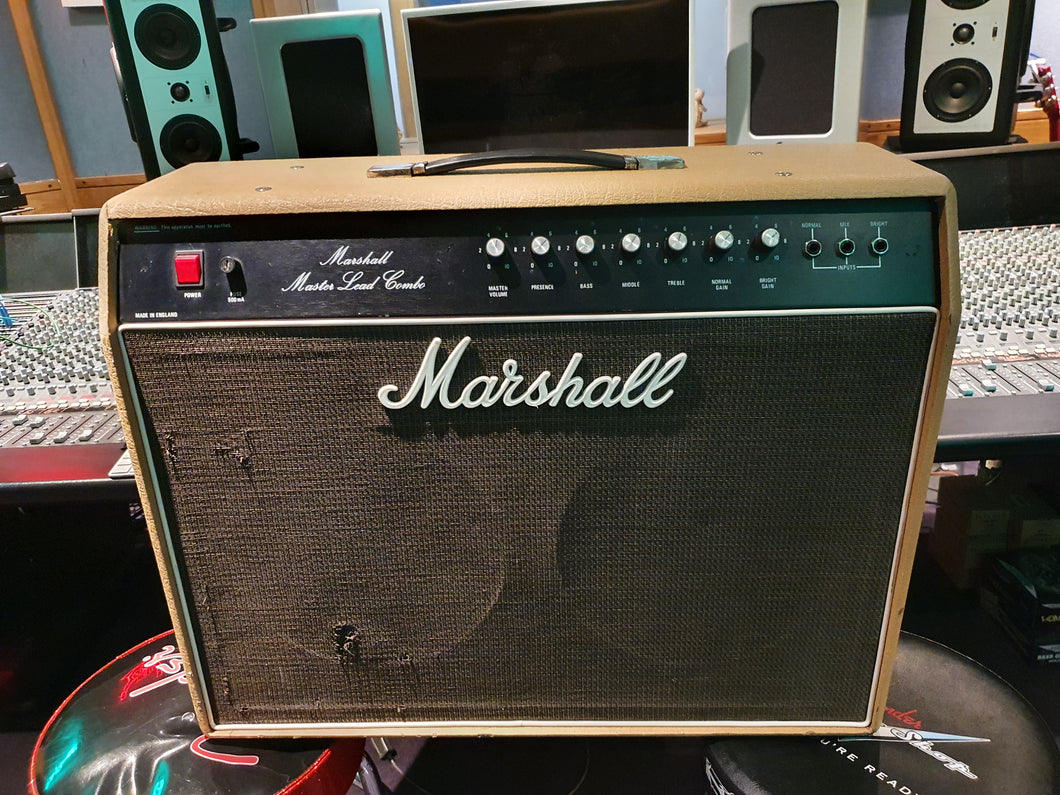 RARE Vintage 1978 Marshall JMP Master Lead 2199 2x12 Combo Amp in factory Fawn Color!