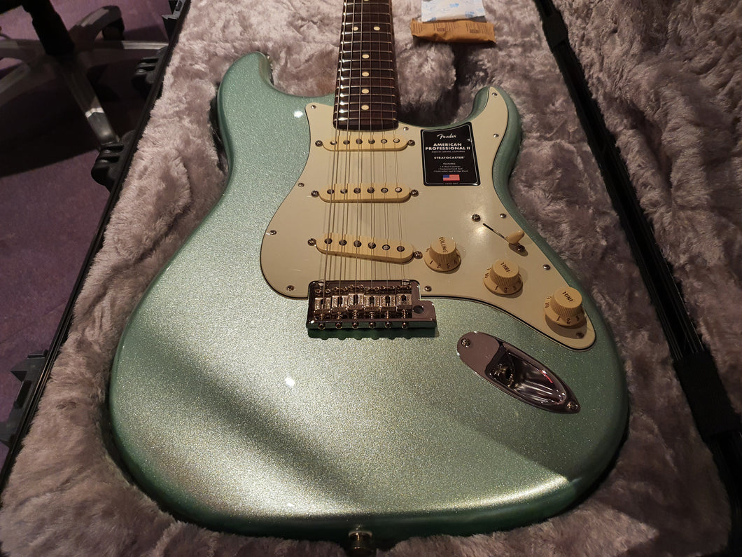 Fender American Professional II Stratocaster USA Strat Mystic Surf Green Rosewood
