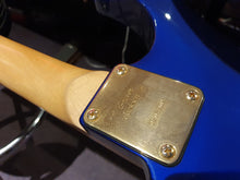 Load image into Gallery viewer, Grover Jackson Japanese Dinky San Dimas Style MIJ Strat Blue Gold Hardware
