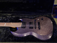 Load image into Gallery viewer, ESP Custom Shop Viper SG Silver Sparkle Guitar EMG James Hetfield Het Set Hipshot Tuners!
