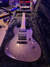 Load image into Gallery viewer, ESP Custom Shop Viper SG Silver Sparkle Guitar EMG James Hetfield Het Set Hipshot Tuners!
