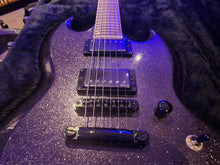 Load image into Gallery viewer, ESP Custom Shop Viper SG Silver Sparkle Guitar EMG James Hetfield Het Set Hipshot Tuners!
