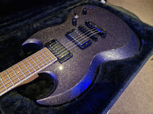 Load image into Gallery viewer, ESP Custom Shop Viper SG Silver Sparkle Guitar EMG James Hetfield Het Set Hipshot Tuners!
