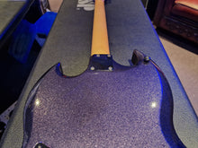 Load image into Gallery viewer, ESP Custom Shop Viper SG Silver Sparkle Guitar EMG James Hetfield Het Set Hipshot Tuners!
