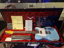 Load image into Gallery viewer, Fender Custom Shop 1967 Telecaster Deluxe Heavy Relic Daphne Blue &#39;67 Tele Aged Reissue Guitar
