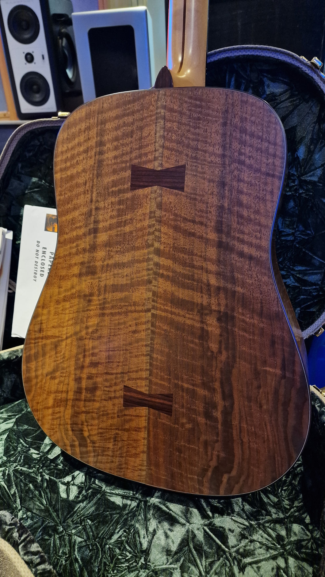 Martin George Nakashima Custom Shop Limited Edition Flame Walnut RARE Acoustic Guitar