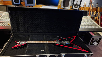 Dean Dime Razorback V Dimebag Darrell Red Bevels Pantera Signature Guitar for sale