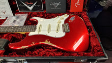 Load image into Gallery viewer, Fender Custom Shop 1965 &#39;65 Stratocaster Heavy Relic UK Spec Danish Pete Honore Candy Apple red
