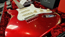 Load image into Gallery viewer, Fender Custom Shop 1965 &#39;65 Stratocaster Heavy Relic UK Spec Danish Pete Honore Candy Apple red
